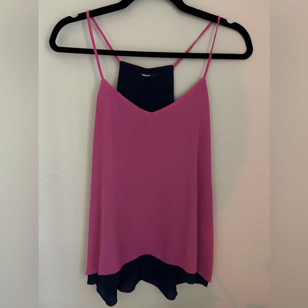 Pink Flowy Tank Top - Picture 2 of 2